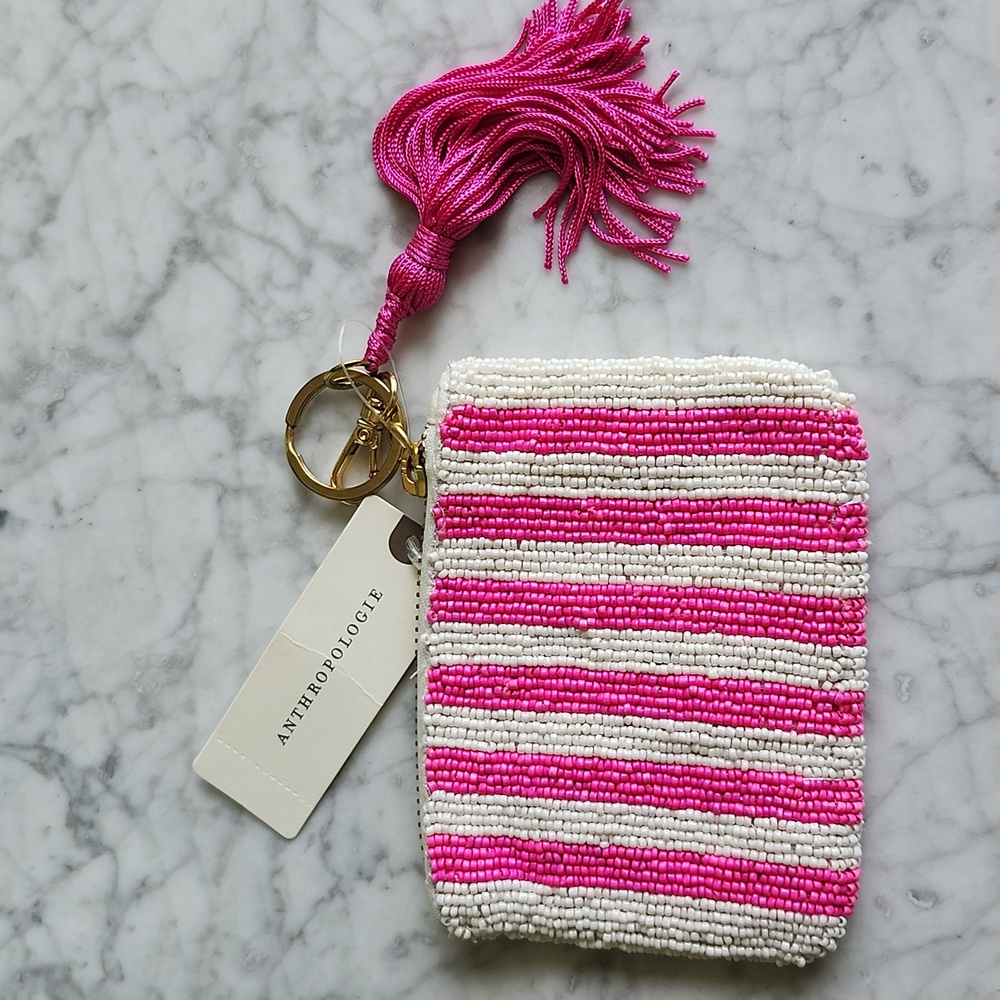 ๐ผ NWT Anthropologie watermelon beaded coin purse - Picture 5 of 5